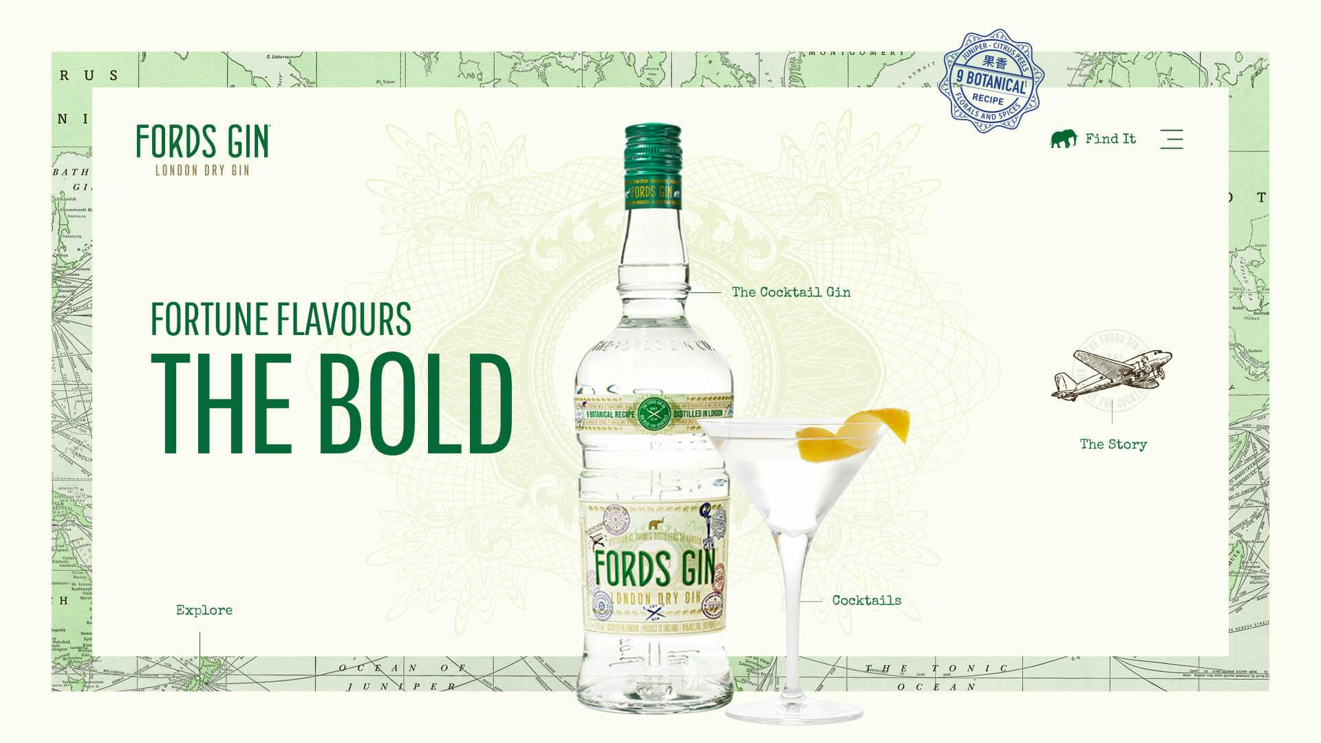 Fords Gin (Active Project) website